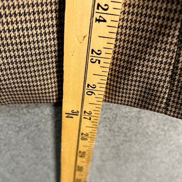 GRAVER Susan Graver Petite Yarn-Dyed Blazer w/ Hood Chocolate Size Petite Large - Picture 5 of 13